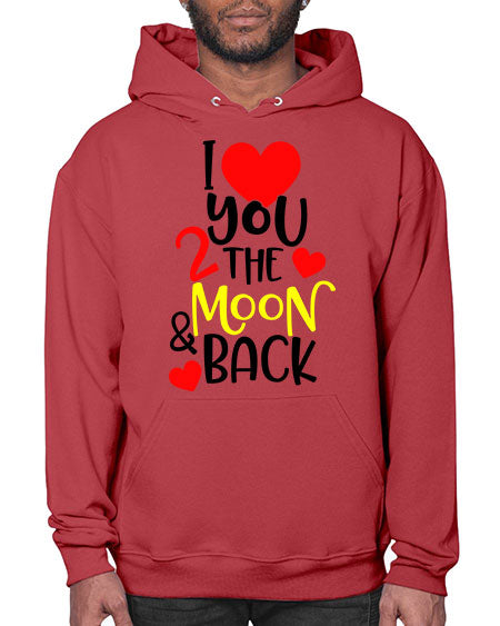 lovemoonback 3# - moon- Hoodie