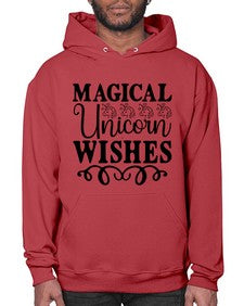 magical unicorn wishes 278# - unicorn- Hoodie