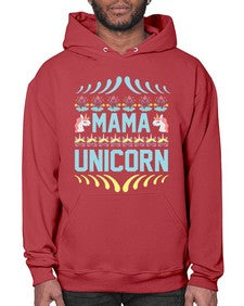 mama unicorn 293# - unicorn- Hoodie