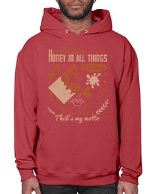 moderation honey in all things but love and chocolate thats my motto 337# - chocolate- Hoodie