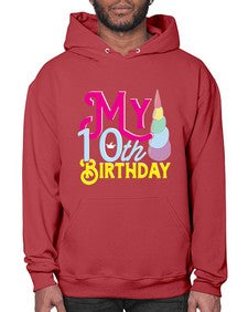 my 10th birthday 251# - unicorn- Hoodie