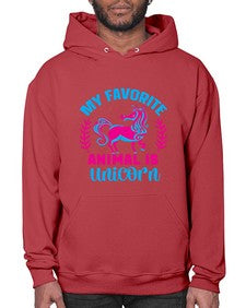 my favorite animal is unicorn 315# - unicorn- Hoodie