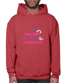my unicorn ate my homework 322# - unicorn- Hoodie