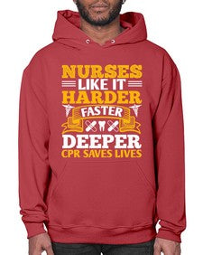 nurses like it harder Style 1245# - nurse- Hoodie