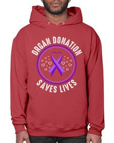 organ donation saves lives 203# - alzheimers- Hoodie