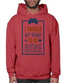 paused my game to hire 144# - video games- Hoodie
