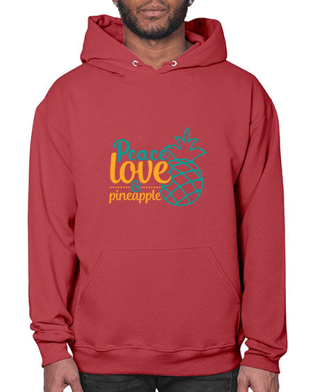 peace love pineapple Style 82# - summer- Hoodie