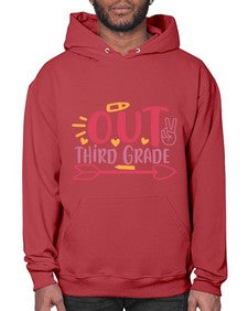 peace out third grade 646# - third grade- Hoodie