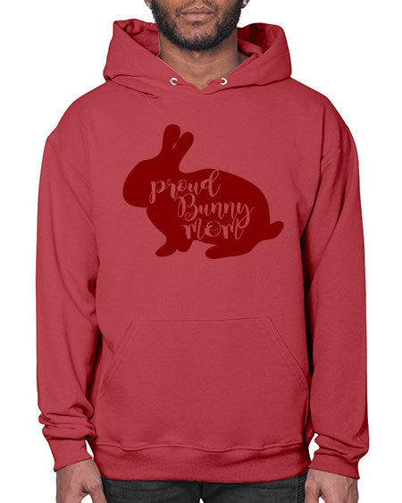 proud bunny mom - rabbit- Hoodie