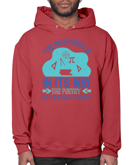 pure mathematics in its way 44# - pi- Hoodie