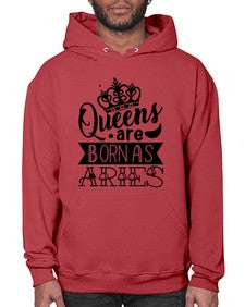 queens are born as Aries 389# - aries- Hoodie
