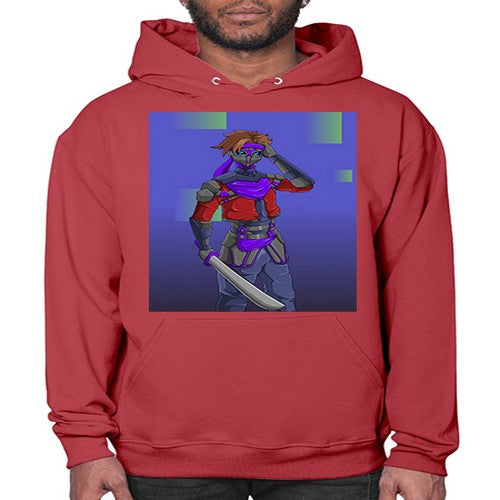 robber bring knife156# - anime- Hoodie
