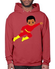 super kid 4# - black boys or men- Hoodie