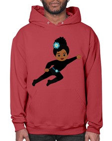 super kids girl 10# - black girls or women- Hoodie