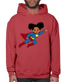super kids girl 3# - black girls or women- Hoodie