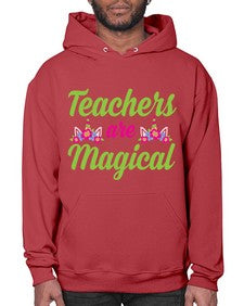 teachers are magical 428# - unicorn- Hoodie