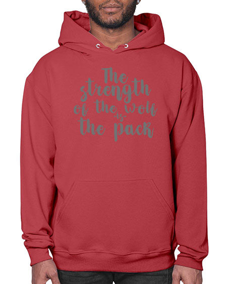 the strength of the wolf is the pack - wolf- Hoodie