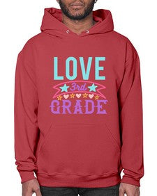 third Grade Love 968# - third grade- Hoodie