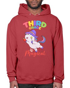 third Grade is Magical Unicorn 962# - third grade- Hoodie