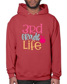 third grade life design 966# - third grade- Hoodie