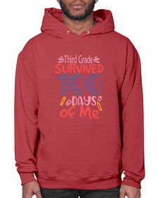 thirdgrade survived one hundred days of me 980# - third grade- Hoodie