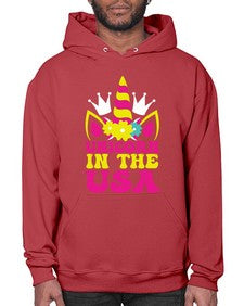 unicorn in the usa 463# - unicorn- Hoodie