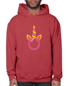 unicorn monogram frame 477# - unicorn- Hoodie
