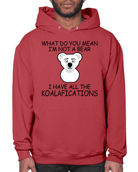 what do you mean im not a bear 287# - bears - animals- Hoodie