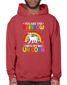 you are the rainbow to my unicorn 562# - unicorn- Hoodie