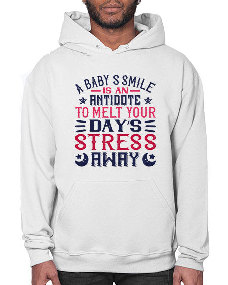 A baby’s smile is an antidote to melt your day’s stress away Style 265# - baby- Hoodie