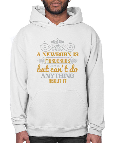 A newborn is murderous but can’t do anything about it Style 268# - baby- Hoodie