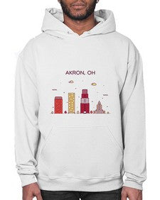 AkronOH 285# - cities- Hoodie
