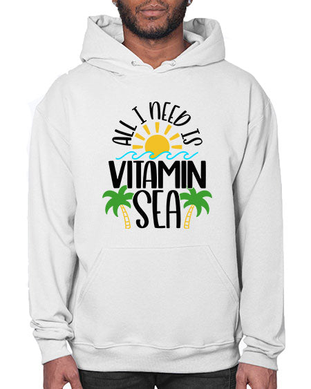 All I Need Is Vitamin Sea Style 56# - summer- Hoodie