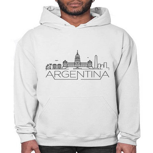 Argentina Minimal Skyline 341# - cities- Hoodie