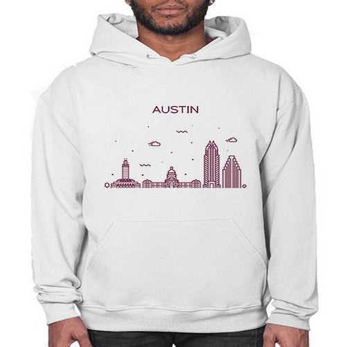 AustinTX 380# - cities- Hoodie