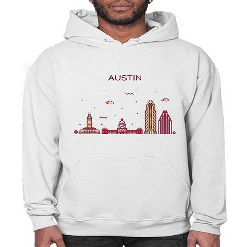 AustinTX 382# - cities- Hoodie