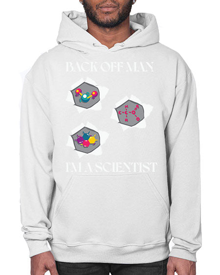 BackOffManImAScientistSkinite Scientist Skinite 289# - general science- Hoodie