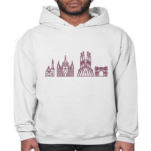 Barcelona 413# - cities- Hoodie