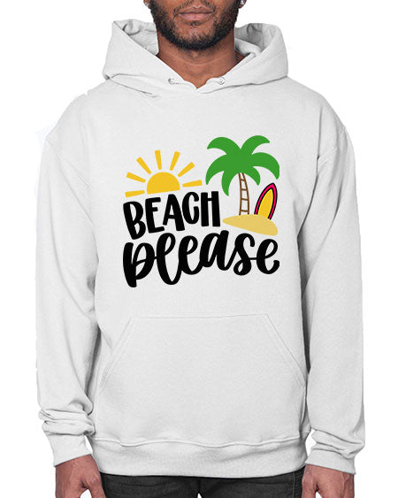 Beach Please Style 51# - summer- Hoodie