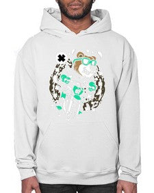 Bear motocross rider 15# - cartoon animals- Hoodie