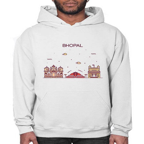 Bhopal 455# - cities- Hoodie