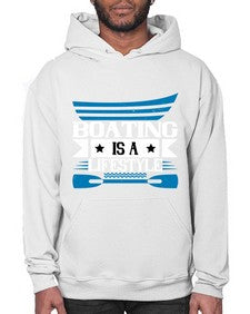 Boating is a lifestyle 52# - boats- Hoodie