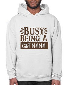 Busy Being A Cat Mama Style 2# - cats- Hoodie