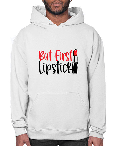 But First Lipstick Style 246# -makeup Hoodie