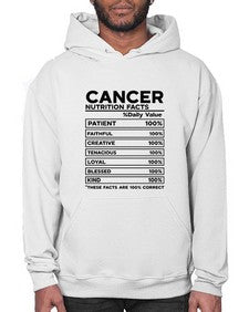 Cancer Nutrition Facts 148# - cancer- Hoodie