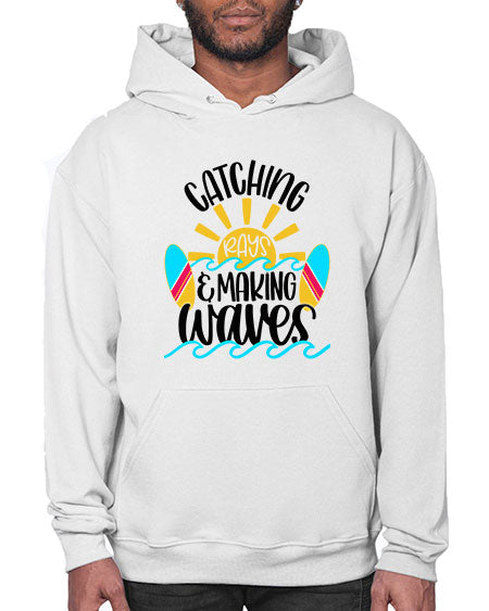 Catching Rays Making Waves Style 49# - summer- Hoodie