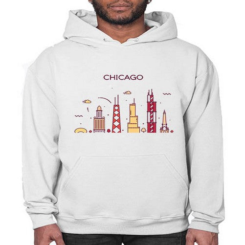 Chicago 572# - cities- Hoodie