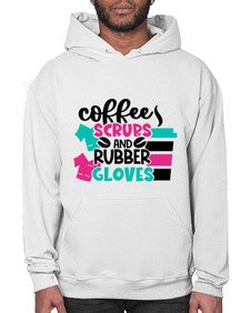 Coffee Scrubs And Rubber Gloves Style Style 664# - nurse- Hoodie