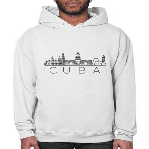 Cuba Minimal Skyline 635# - cities- Hoodie
