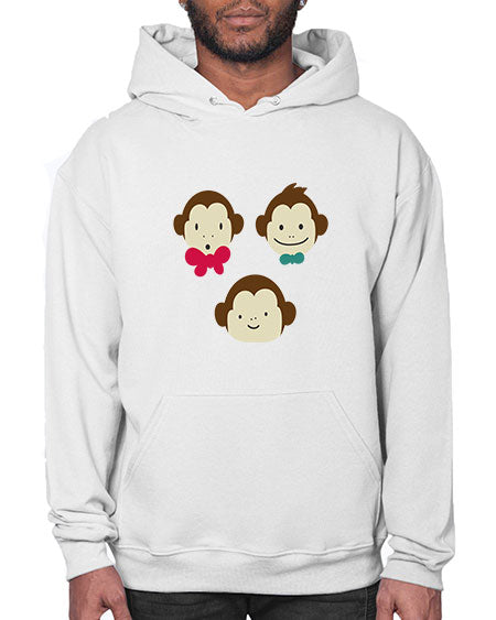 Cute_little_monkeys_5425 - monkey- Hoodie